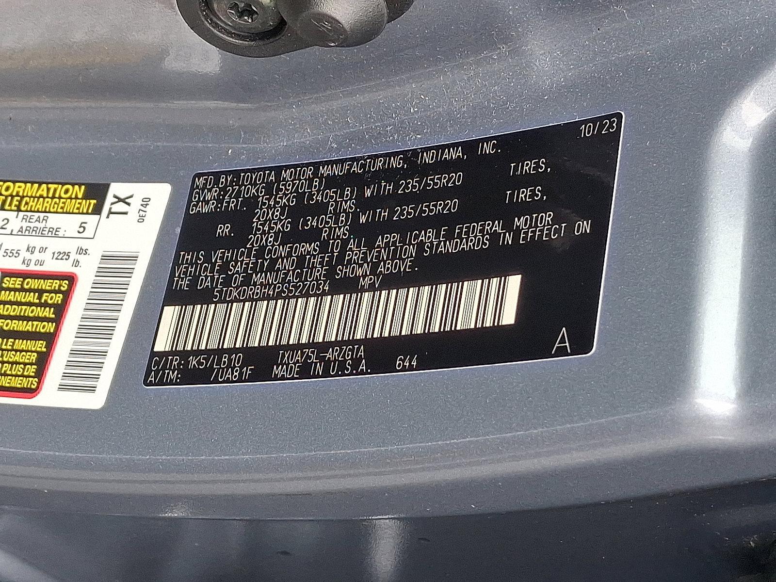 2023 Toyota Highlander Vehicle Photo in Harrisburg, PA 17111-1033