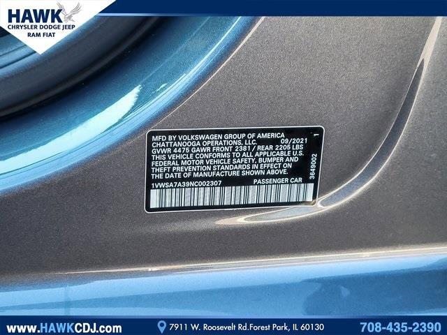 2022 Volkswagen Passat Vehicle Photo in Saint Charles, IL 60174