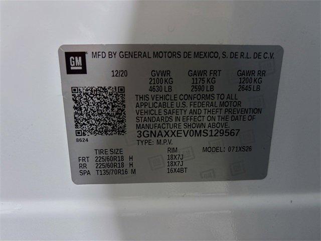 2021 Chevrolet Equinox Vehicle Photo in PUYALLUP, WA 98371-4149