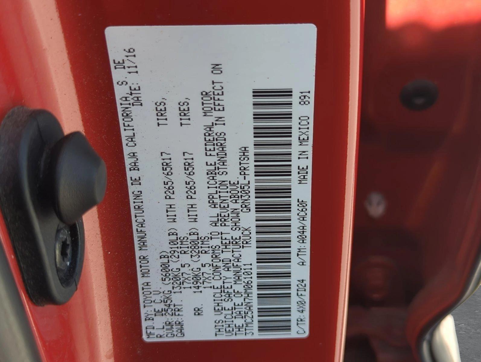 2017 Toyota Tacoma Vehicle Photo in Sanford, FL 32771