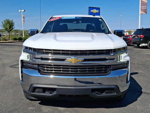 Certified 2021 Chevrolet Silverado 1500 LT with VIN 1GCPYJEK1MZ439216 for sale in Washington, PA