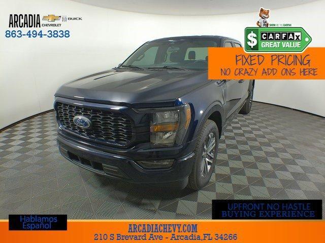 Used 2023 Ford F-150 XL with VIN 1FTEW1CP0PKF25562 for sale in Arcadia, FL