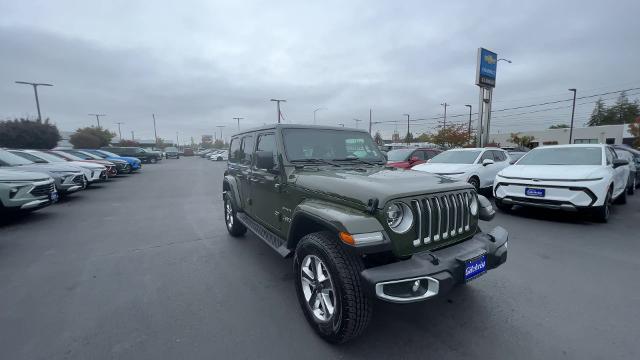 Used 2022 Jeep Wrangler Unlimited Sahara with VIN 1C4HJXENXNW258687 for sale in Port Orchard, WA