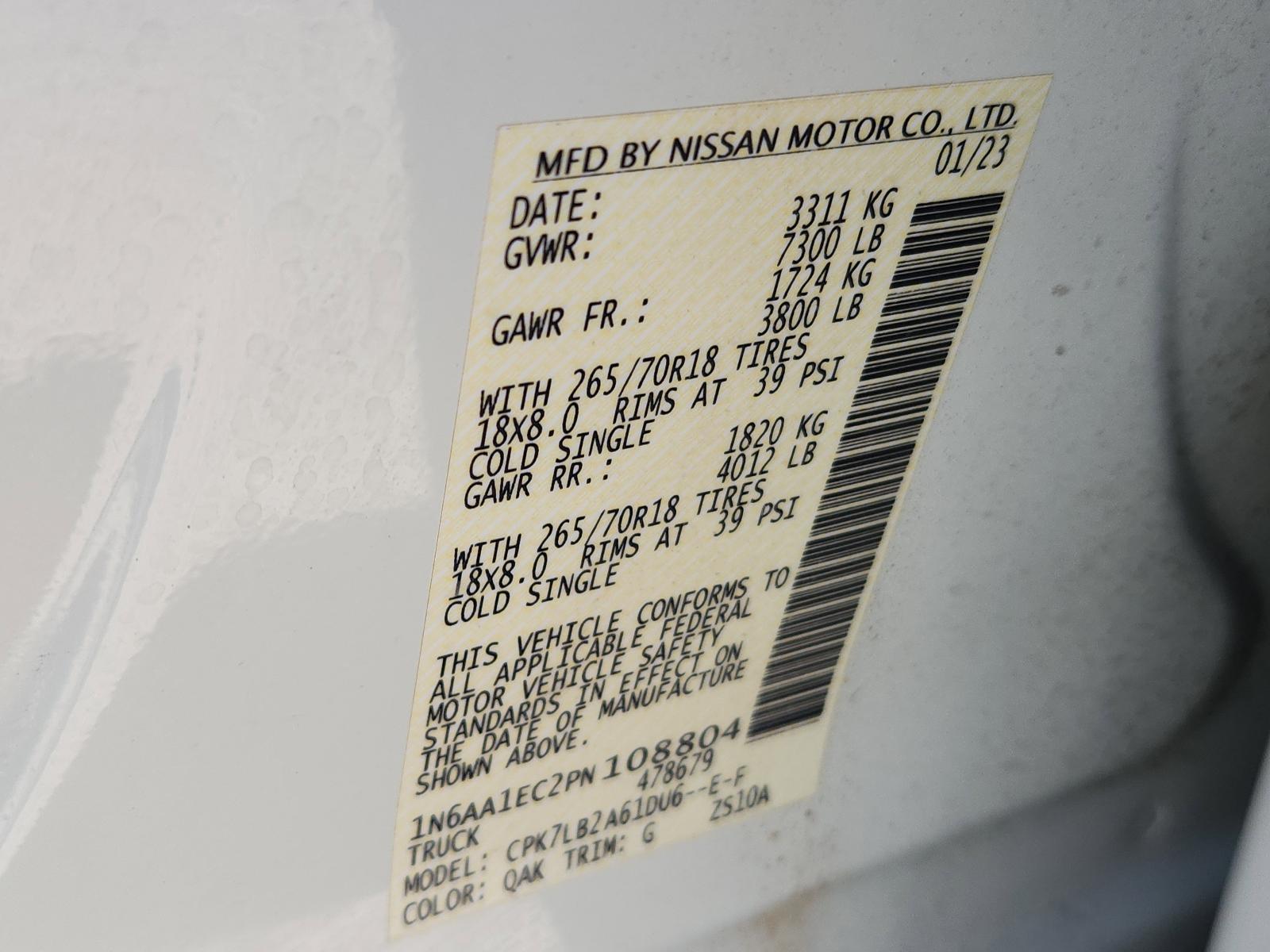 2023 Nissan Titan Vehicle Photo in Albuquerque, NM 87110