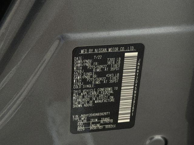 2022 Nissan Armada Vehicle Photo in Weatherford, TX 76087