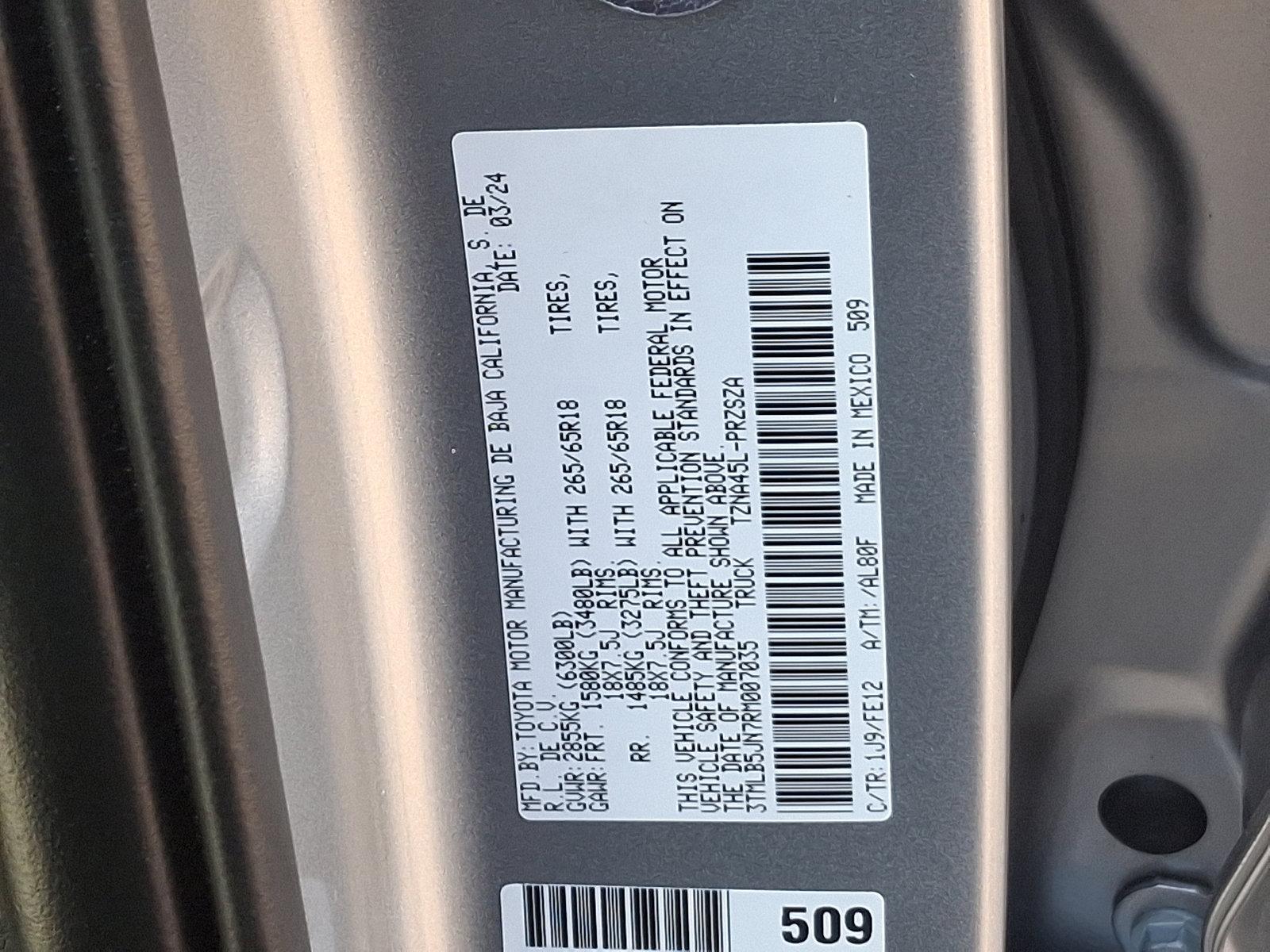 2024 Toyota Tacoma 4WD Vehicle Photo in Trevose, PA 19053