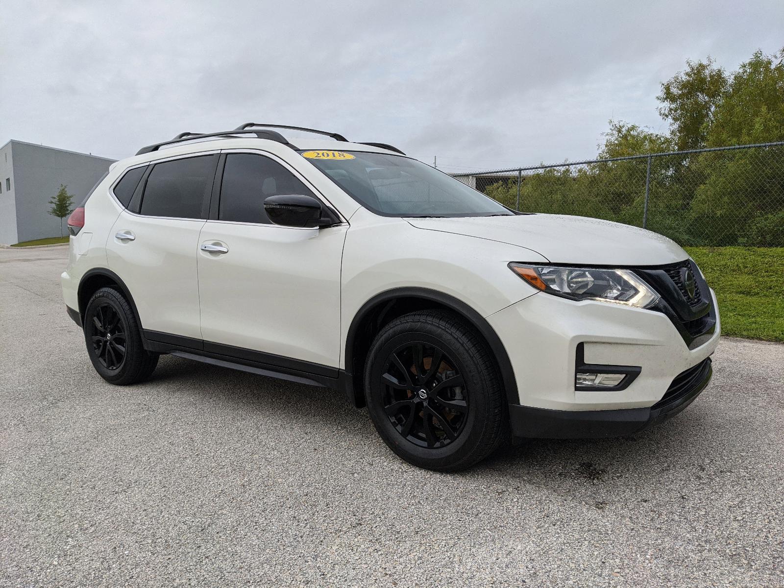 Used 2018 Nissan Rogue SV with VIN 5N1AT2MT7JC793191 for sale in Winter Haven, FL