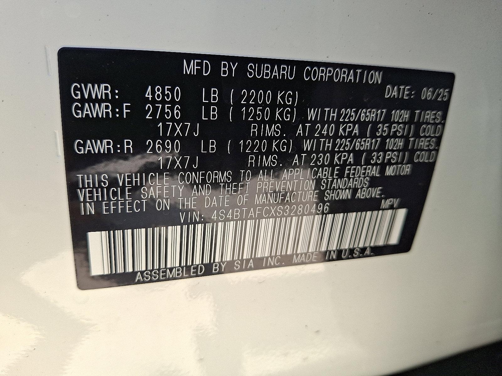 2025 Subaru Outback Vehicle Photo in Harrisburg, PA 17111
