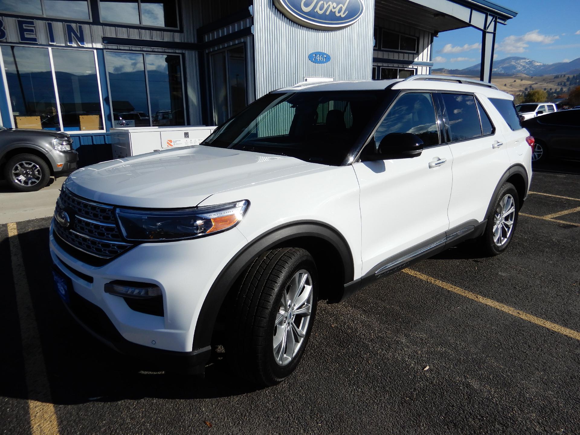 Used 2022 Ford Explorer Limited with VIN 1FMSK8FH8NGB16488 for sale in Plains, MT