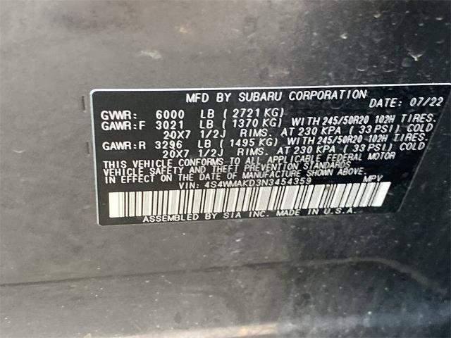 2022 Subaru Ascent Vehicle Photo in GOODYEAR, AZ 85338-1310