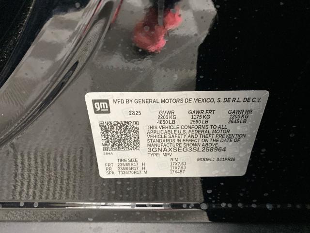 2025 Chevrolet Equinox Vehicle Photo in ALLIANCE, OH 44601-4622