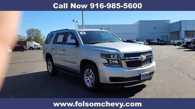 Used 2018 Chevrolet Tahoe LT with VIN 1GNSCBKCXJR170924 for sale in Folsom, CA
