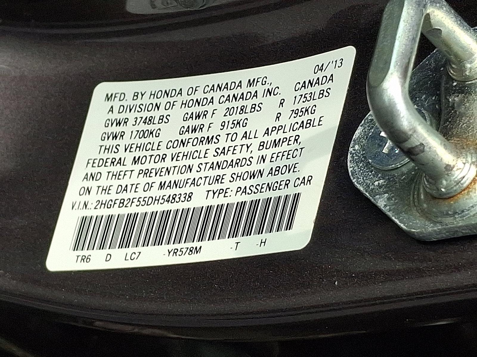 2013 Honda Civic Sedan Vehicle Photo in Harrisburg, PA 17111