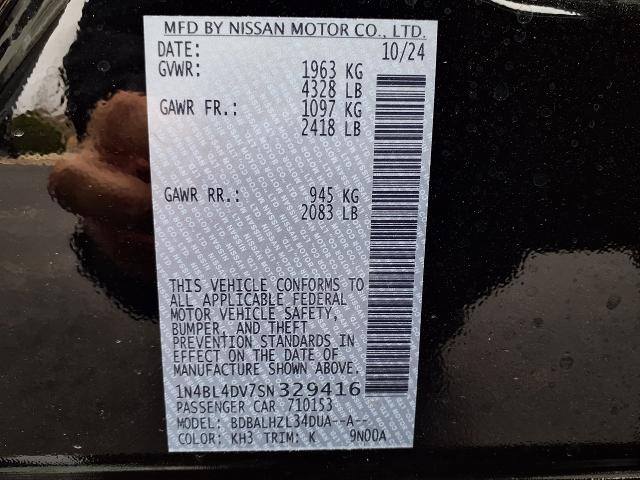 2025 Nissan Altima Vehicle Photo in Oshkosh, WI 54904