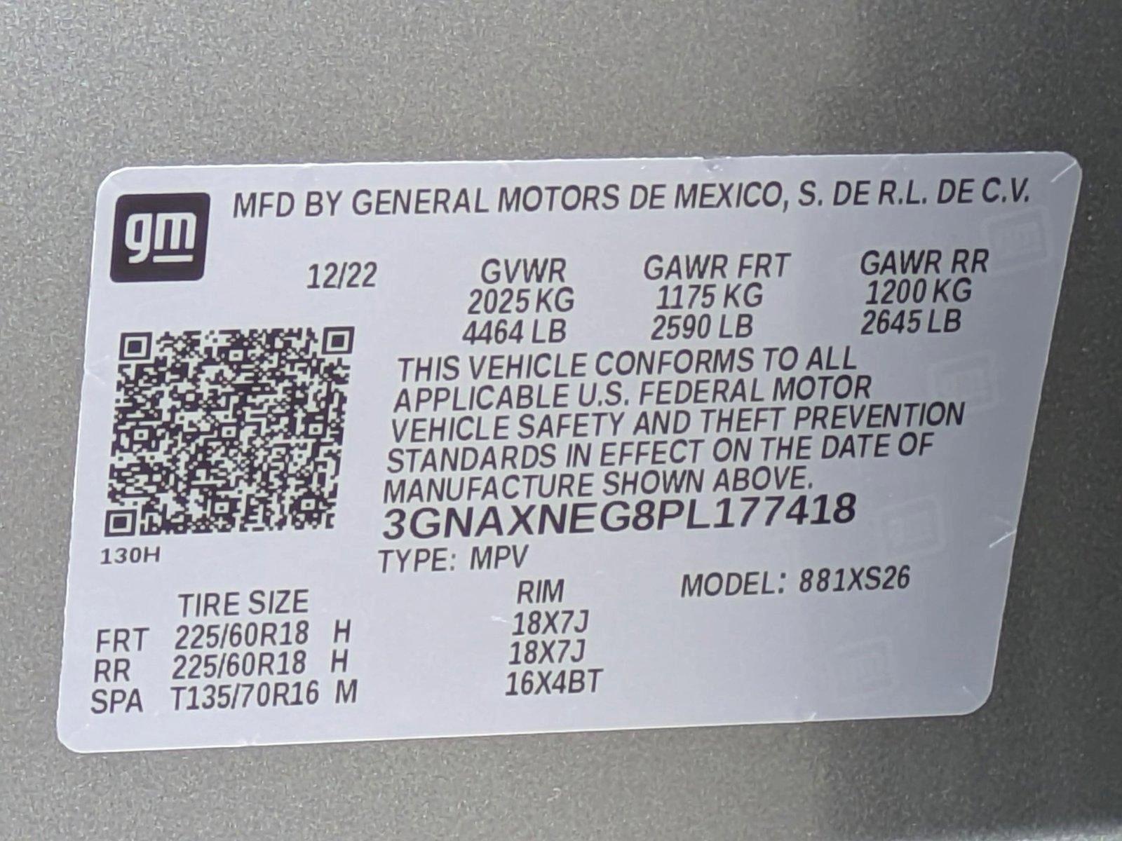 2023 Chevrolet Equinox Vehicle Photo in Clearwater, FL 33761