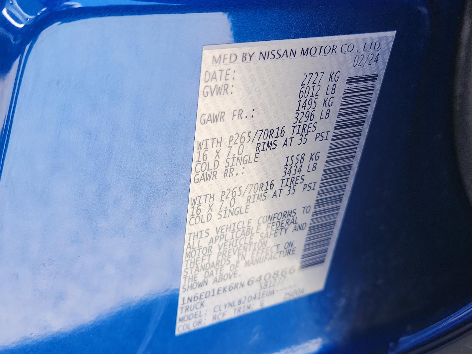 2024 Nissan Frontier Vehicle Photo in Albuquerque, NM 87110