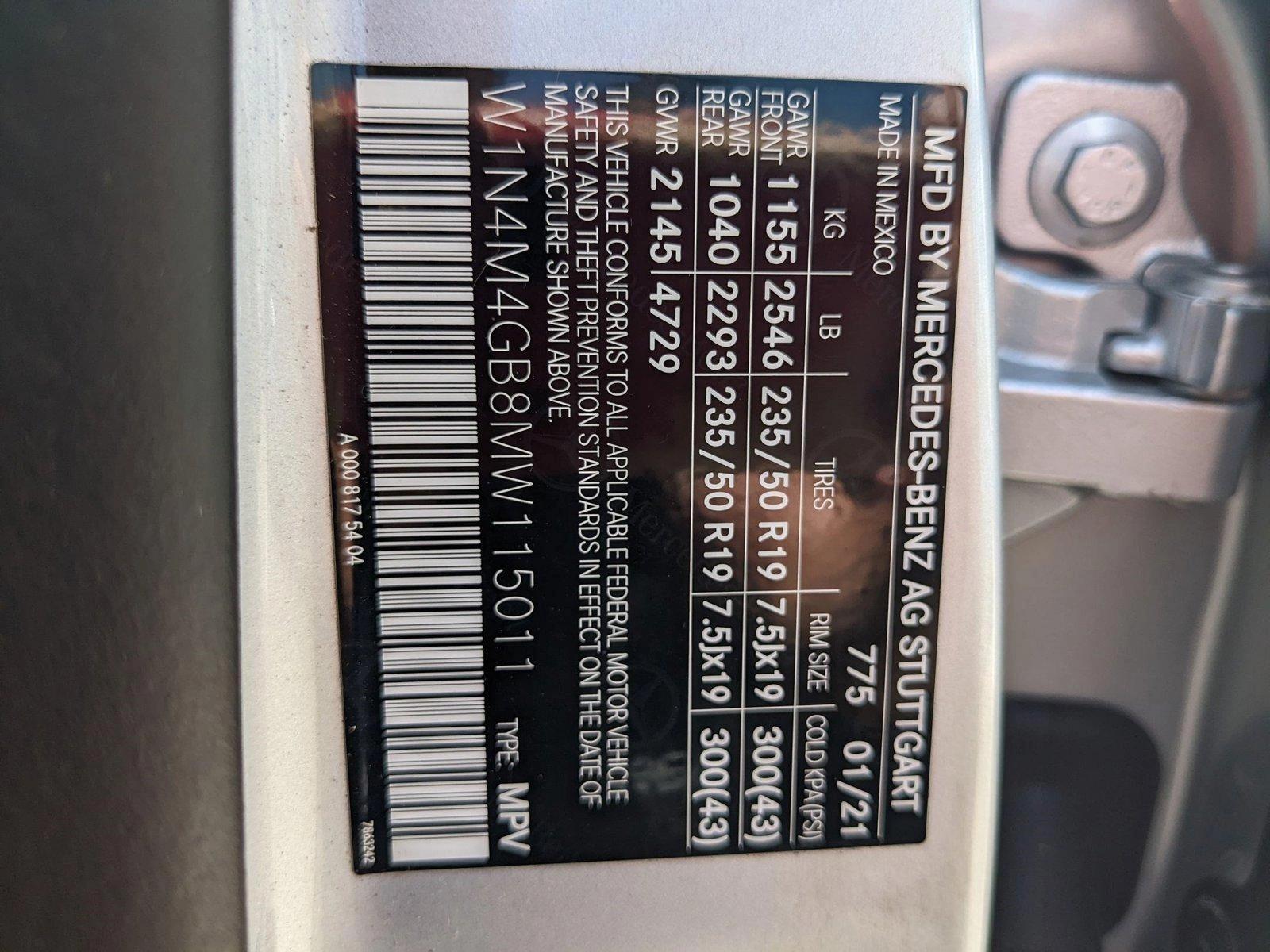 2021 Mercedes-Benz GLB Vehicle Photo in Pembroke Pines , FL 33027