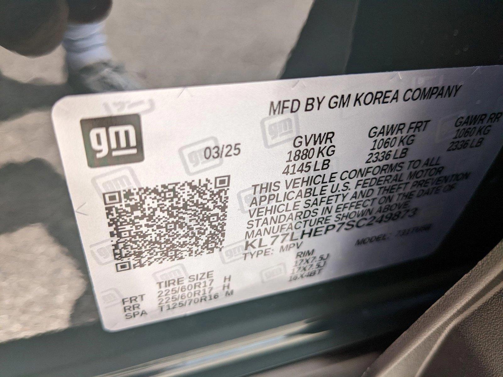 2025 Chevrolet Trax Vehicle Photo in ORLANDO, FL 32808-7998
