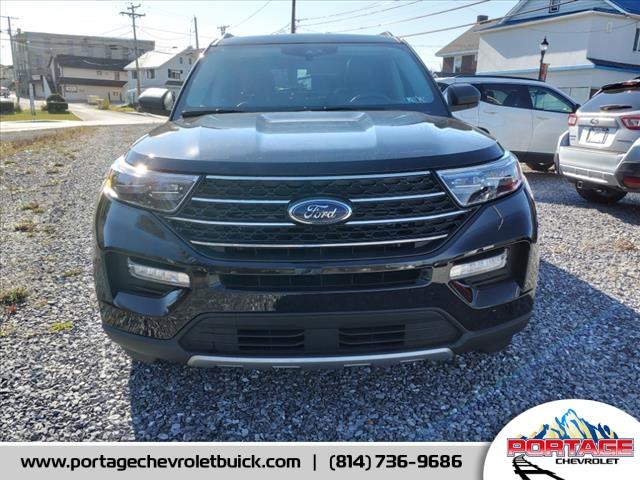 Used 2021 Ford Explorer XLT with VIN 1FMSK8DH1MGB41623 for sale in Portage, PA