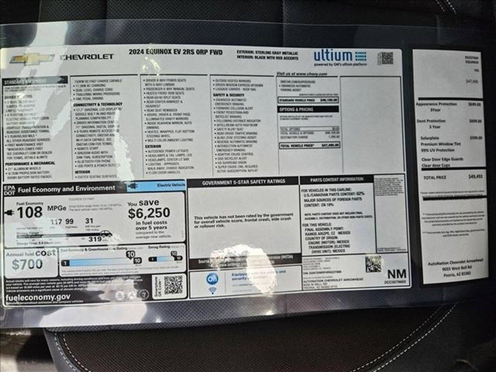 2024 Chevrolet Equinox EV Vehicle Photo in PEORIA, AZ 85382-3715