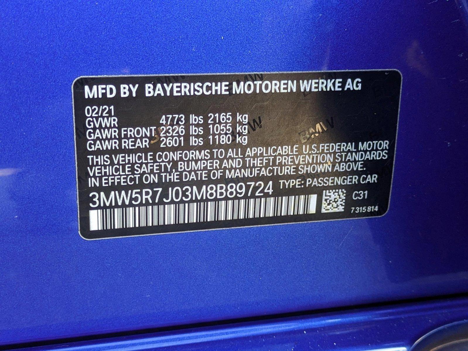 2021 BMW 3 Series Vehicle Photo in ORLANDO, FL 32812-3021