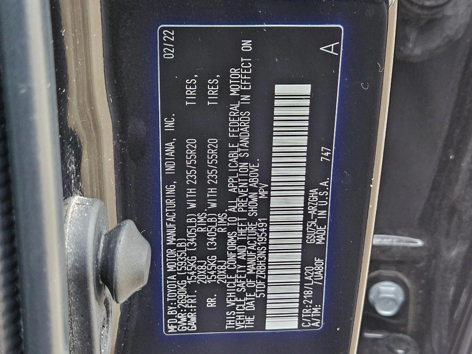 2022 Toyota Highlander Vehicle Photo in Waco, TX 76710