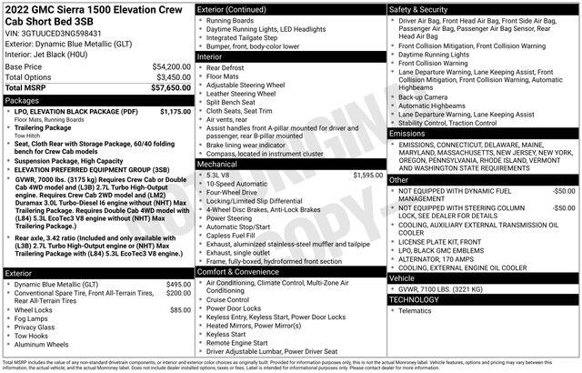 2022 GMC Sierra 1500 Vehicle Photo in DANBURY, CT 06810-5034