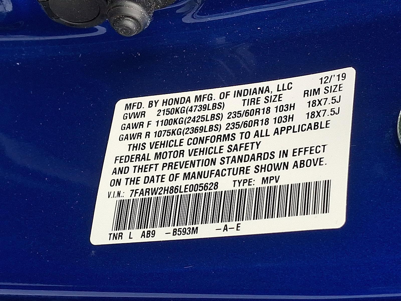 2020 Honda CR-V Vehicle Photo in Harrisburg, PA 17111