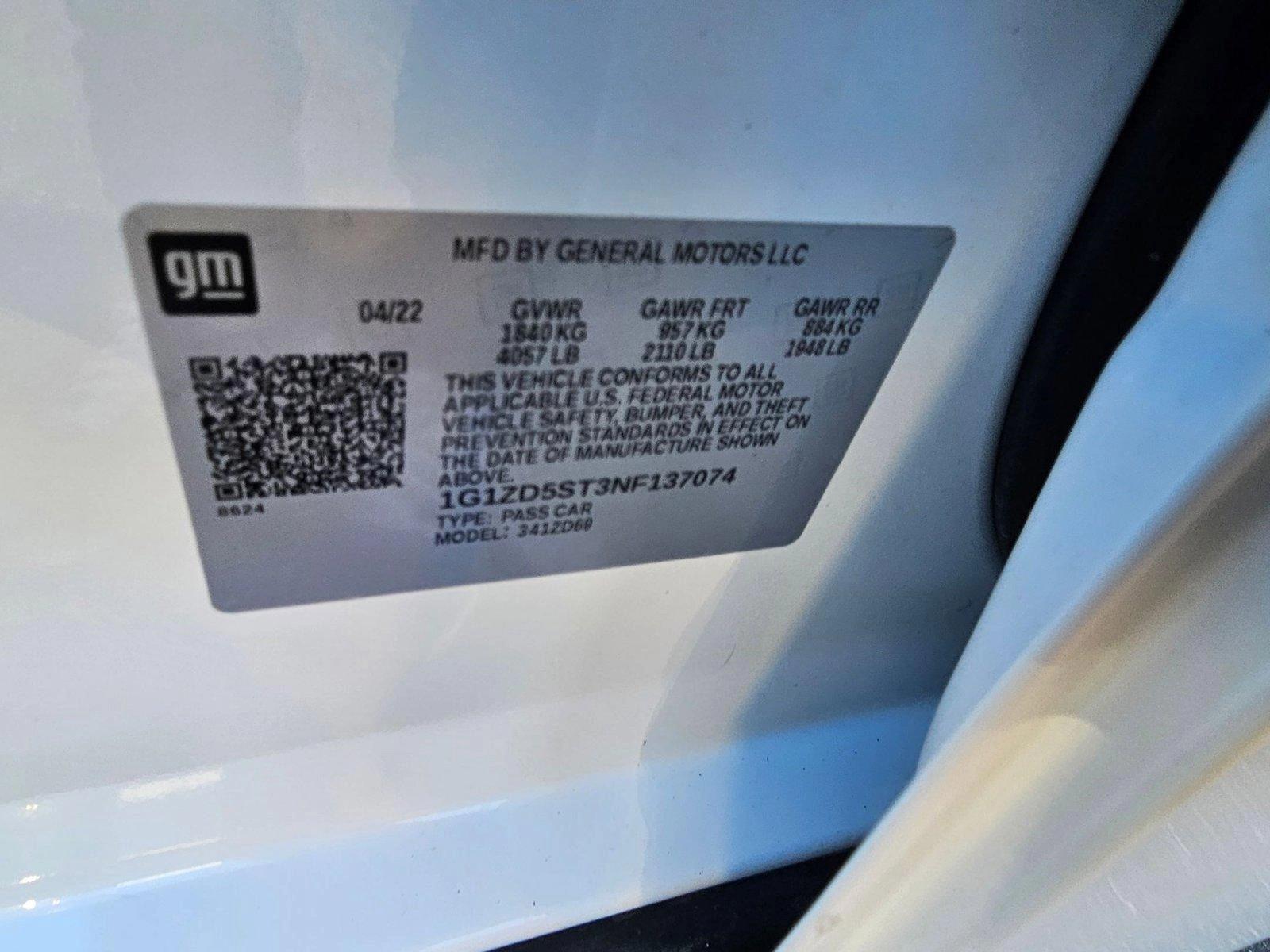 2022 Chevrolet Malibu Vehicle Photo in LAS VEGAS, NV 89146-3033