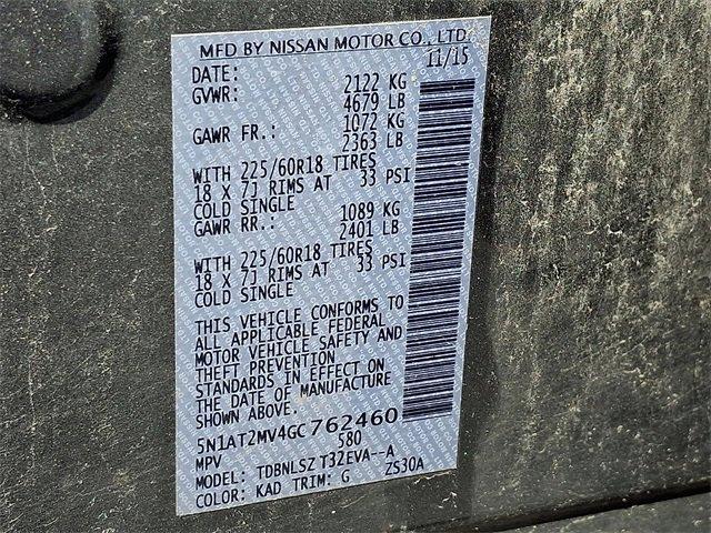 2016 Nissan Rogue Vehicle Photo in LANCASTER, PA 17601-0000