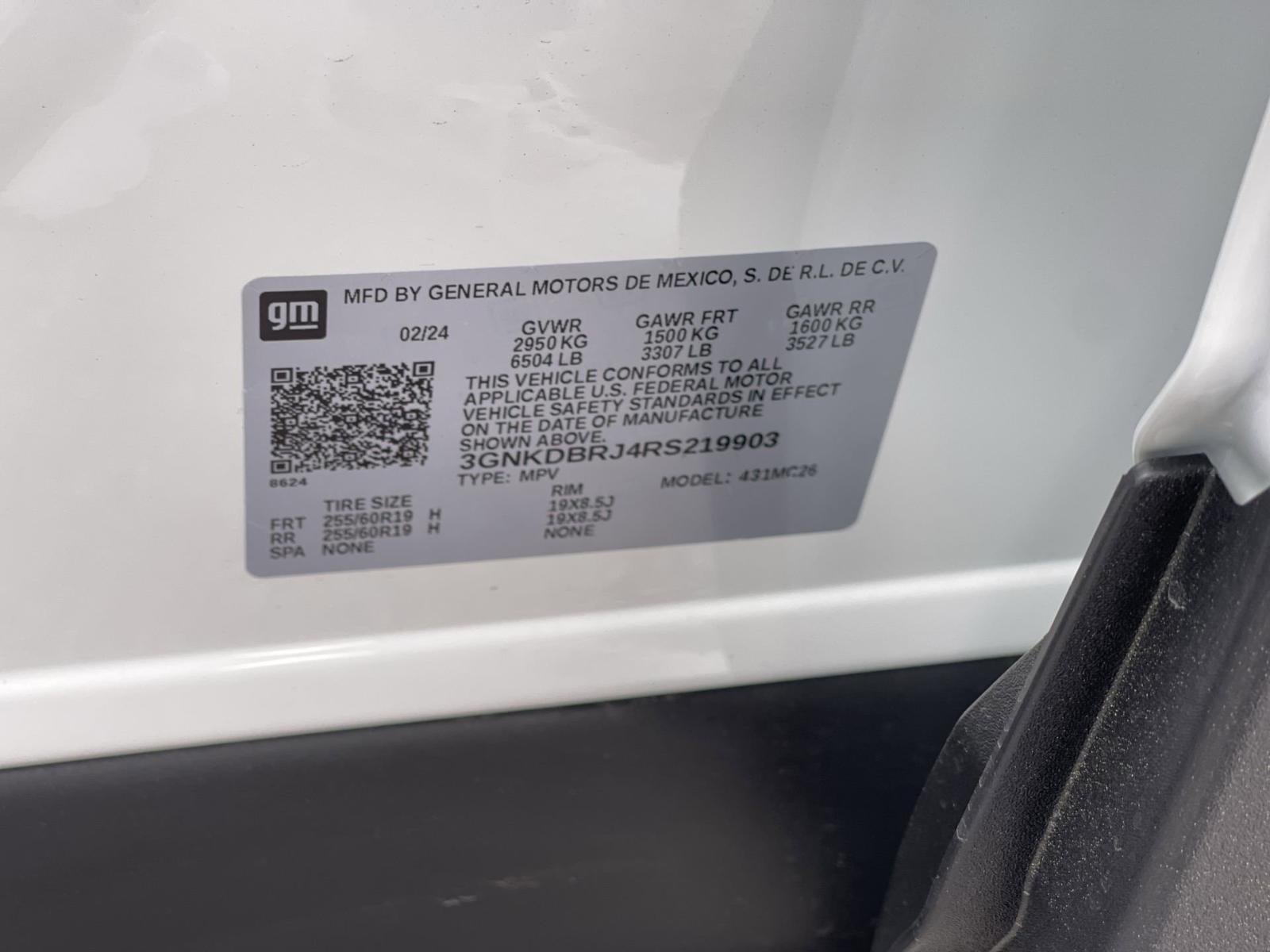 2024 Chevrolet Blazer EV Vehicle Photo in BENTONVILLE, AR 72712-4322