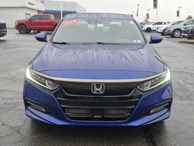 Used 2018 Honda Accord Sport with VIN 1HGCV1F38JA002646 for sale in Washington, PA