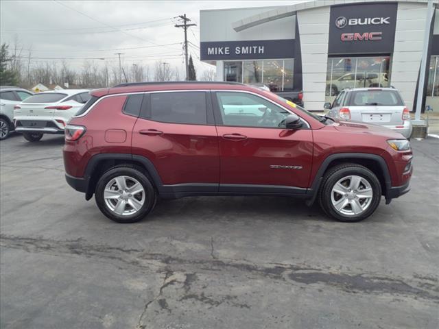 Used 2022 Jeep Compass Latitude with VIN 3C4NJDBBXNT183300 for sale in Lockport, NY