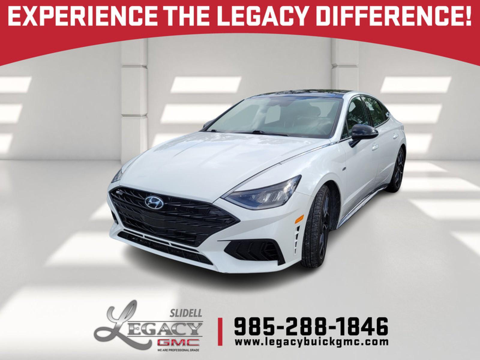 White 2022 Hyundai Sonata N Line FWD Sedan Front-Wheel Drive 8-Speed Automatic