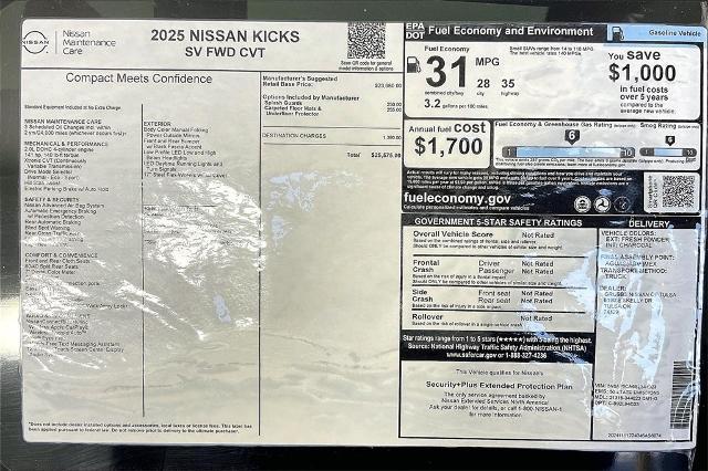 2025 Nissan Kicks Vehicle Photo in Tulsa, OK 74129