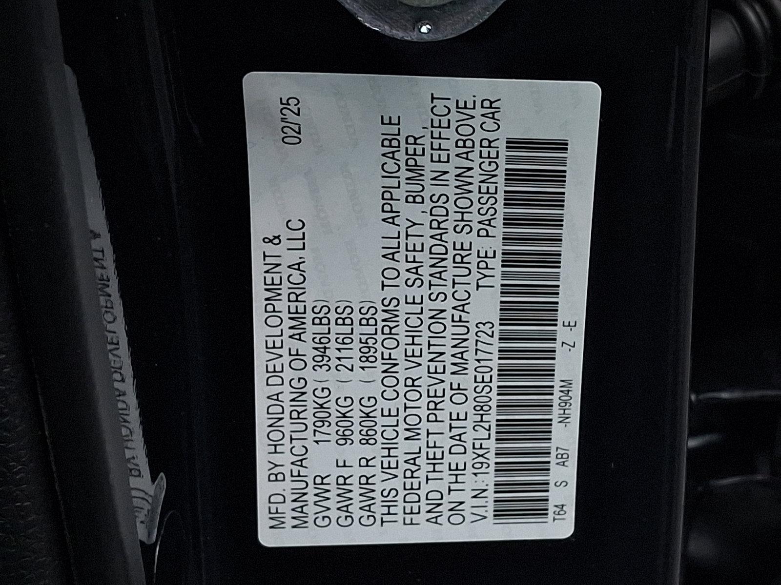 2025 Honda Civic Hatchback Vehicle Photo in Harrisburg, PA 17111