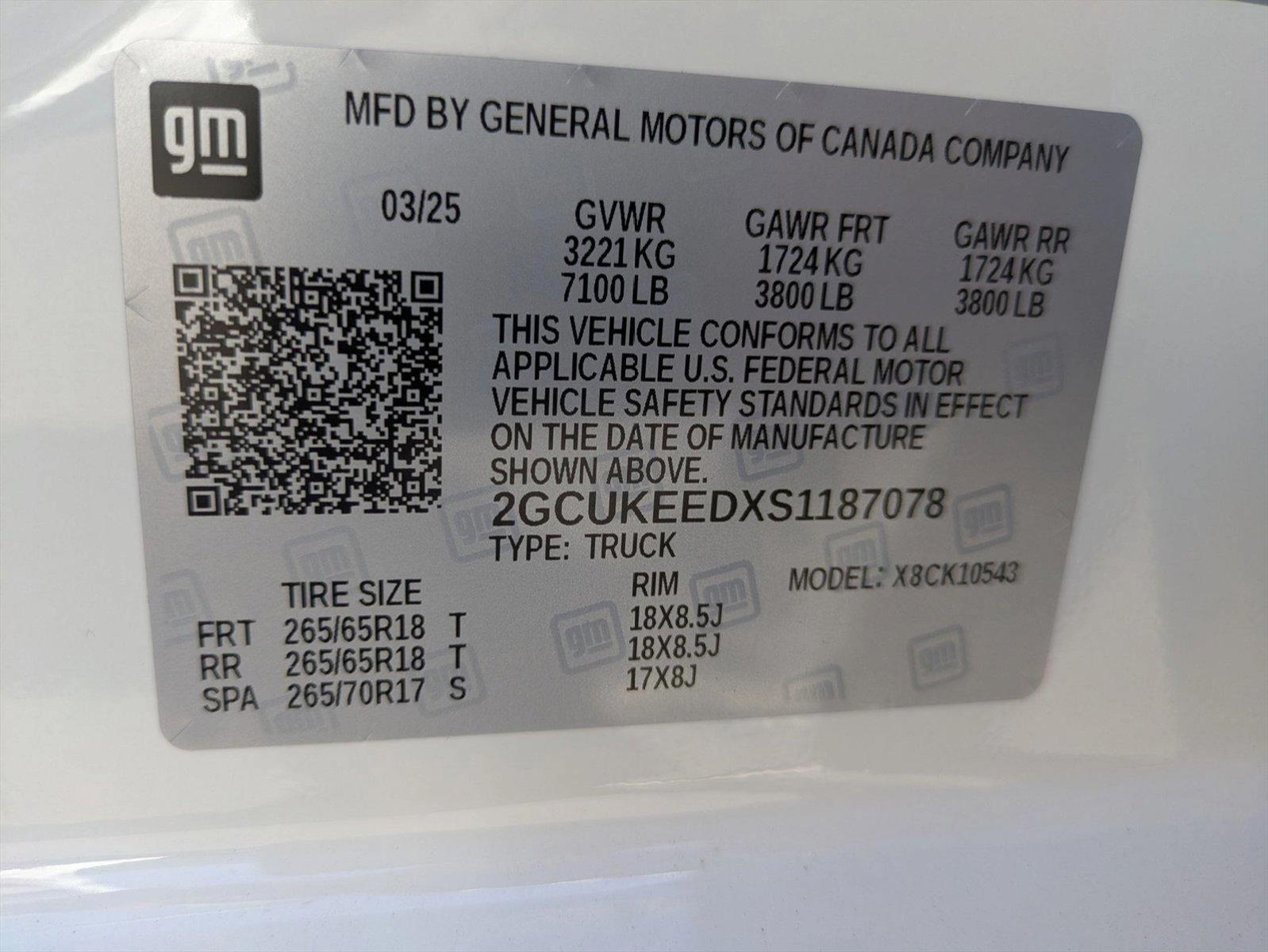 2025 Chevrolet Silverado 1500 Vehicle Photo in GILBERT, AZ 85297-0446