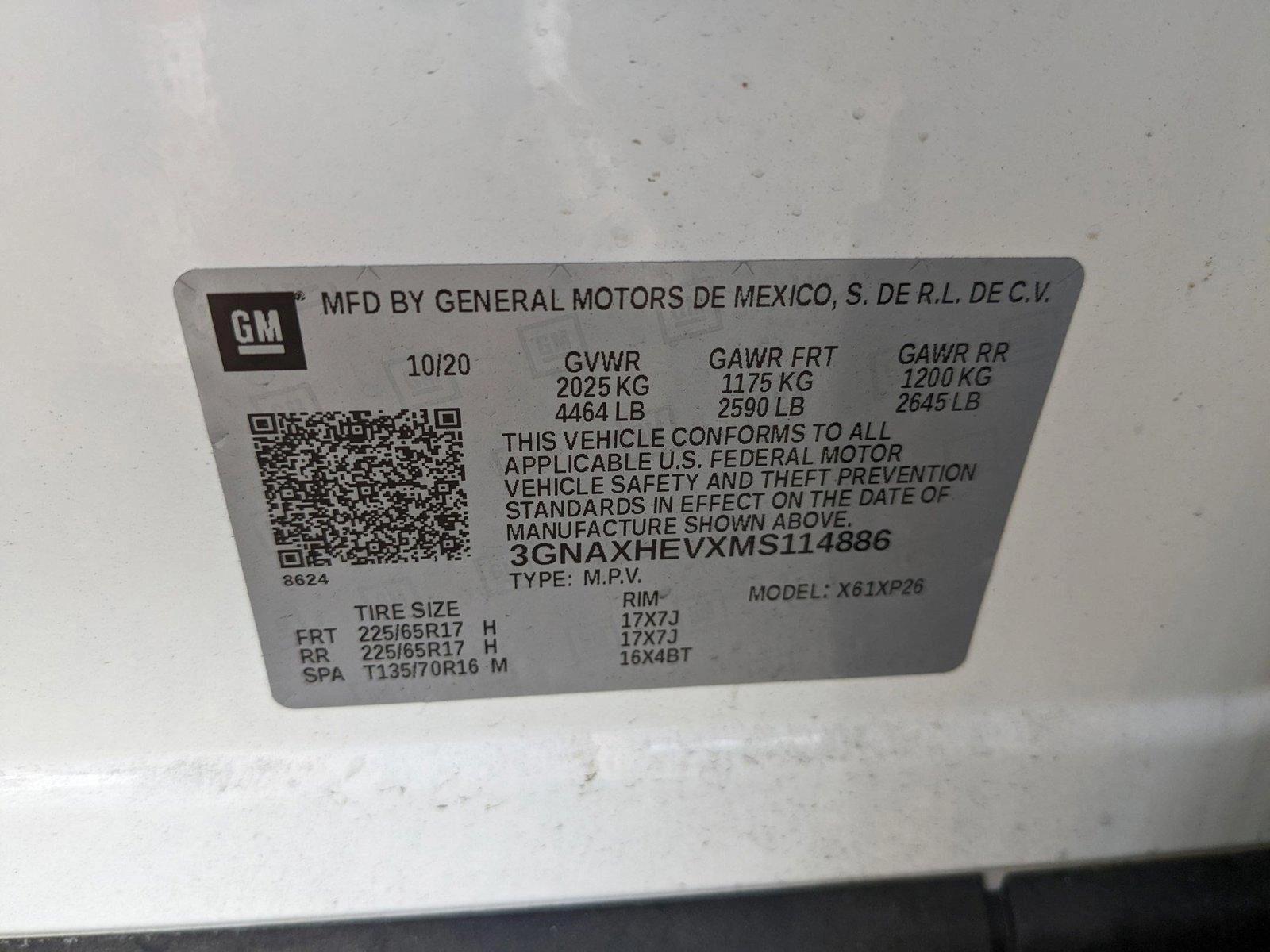 2021 Chevrolet Equinox Vehicle Photo in Orlando, FL 32811