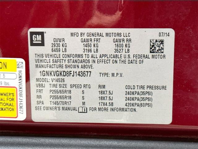 2015 Chevrolet Traverse Vehicle Photo in EVERETT, WA 98203-5662