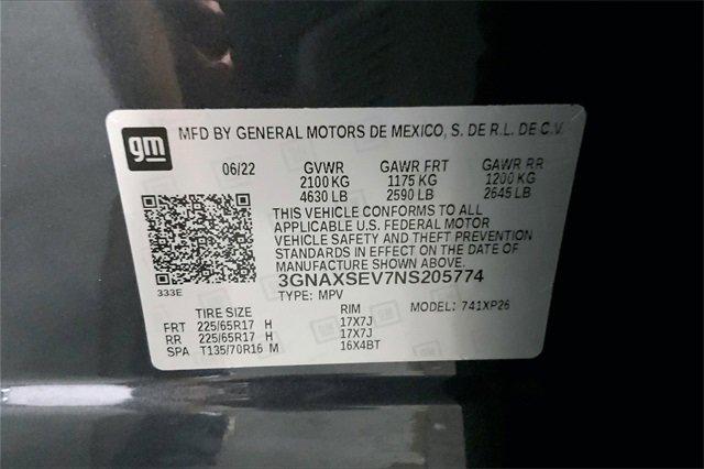 2022 Chevrolet Equinox Vehicle Photo in INDEPENDENCE, MO 64055-1314