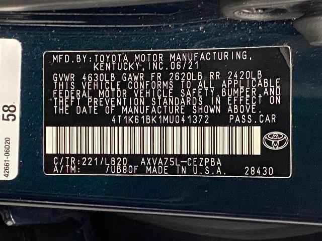 2021 Toyota Camry Vehicle Photo in Appleton, WI 54913