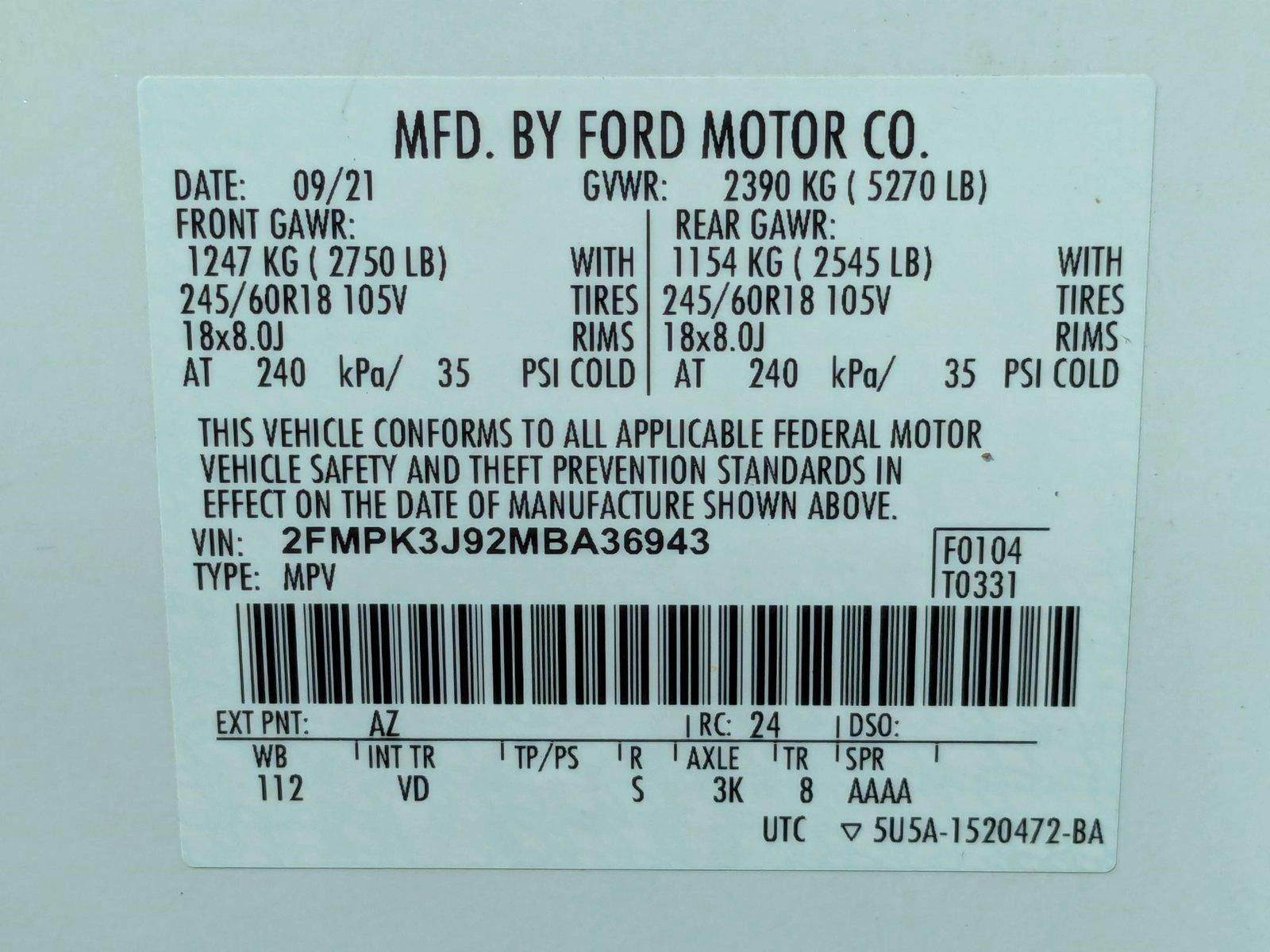 2021 Ford Edge Vehicle Photo in Panama City, FL 32401