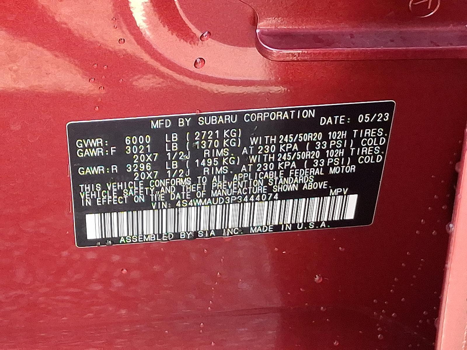 2023 Subaru Ascent Vehicle Photo in Trevose, PA 19053