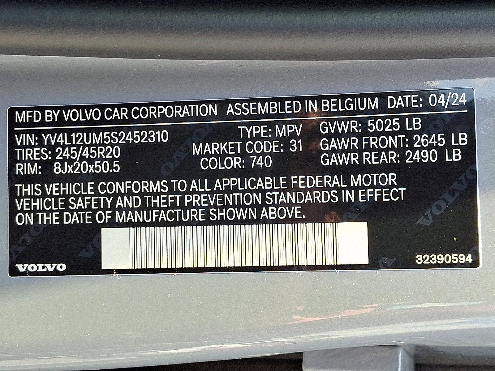2025 Volvo XC40 Vehicle Photo in Lancaster, PA 17601