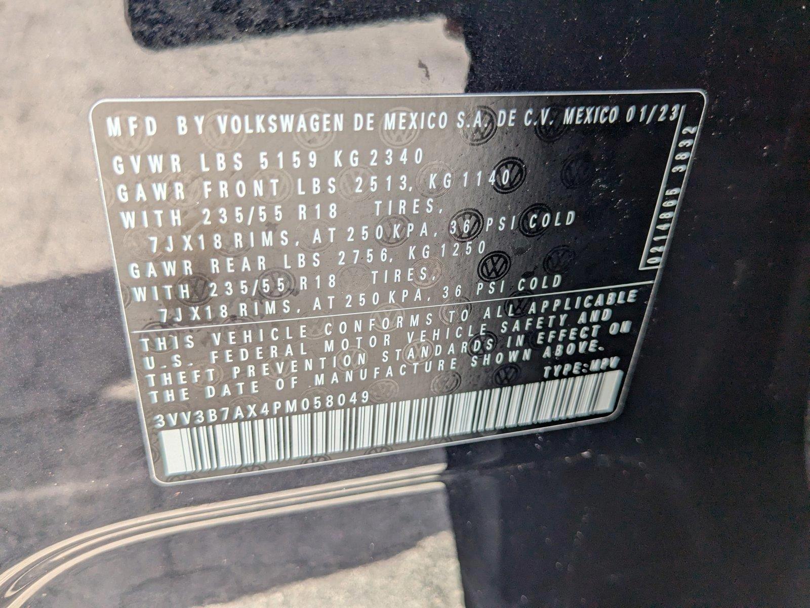 2023 Volkswagen Tiguan Vehicle Photo in MIAMI, FL 33134-2699