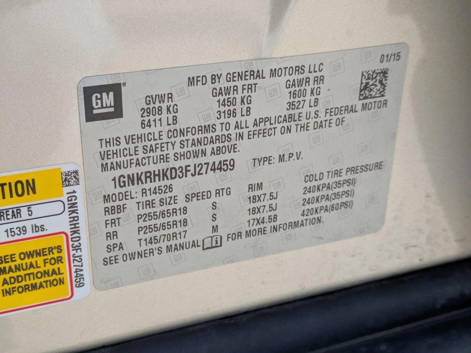 2015 Chevrolet Traverse Vehicle Photo in Tustin, CA 92782