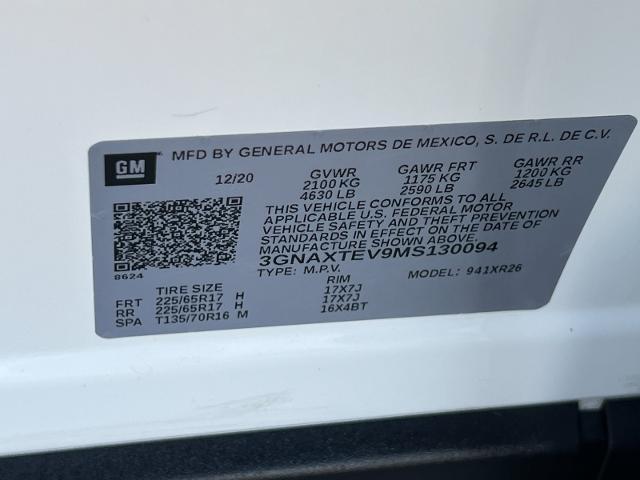 2021 Chevrolet Equinox Vehicle Photo in PITTSBURG, CA 94565-7121