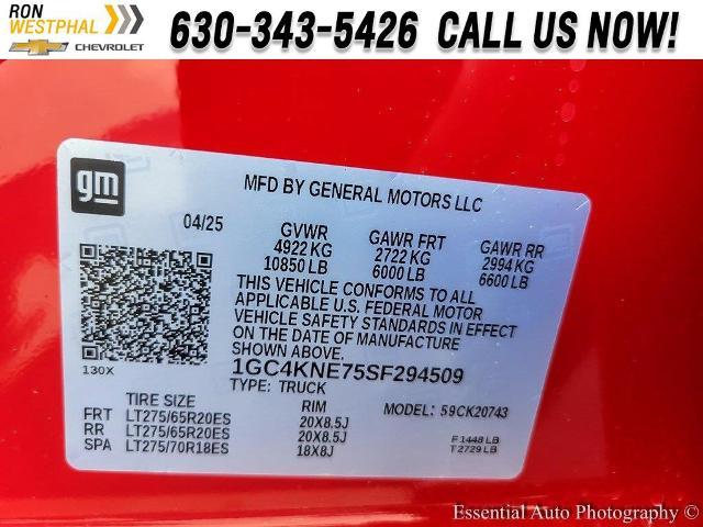 2025 Chevrolet Silverado 2500 HD Vehicle Photo in AURORA, IL 60503-9326