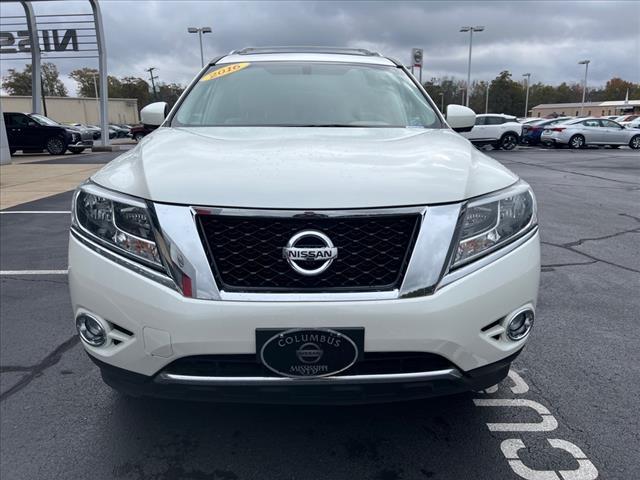 Used 2016 Nissan Pathfinder Platinum with VIN 5N1AR2MN7GC623728 for sale in Columbus, MS