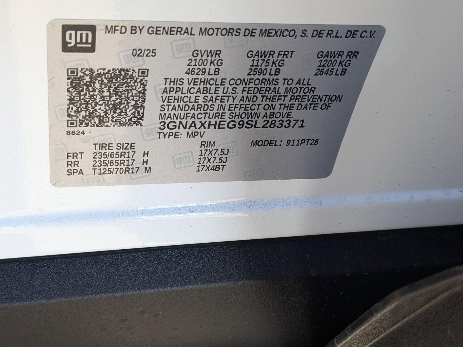 2025 Chevrolet Equinox Vehicle Photo in MIAMI, FL 33134-2699